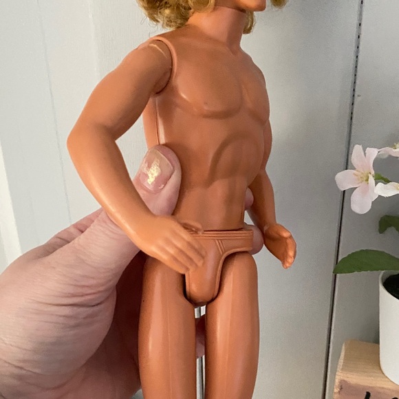 1968 Mattel Ken Doll LOT Life Guard & Surfer with Real Hair Barbie Friend - Picture 3 of 11